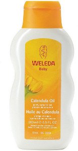 weleda calendula baby oil bottle