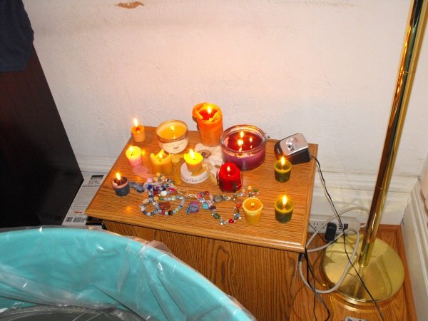Birth Candles and Beads
