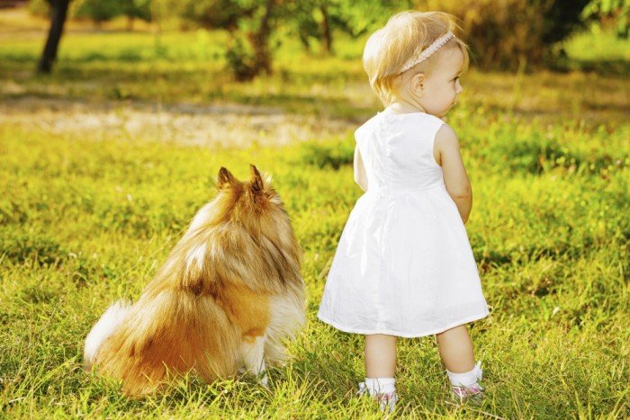 Beautiful girl and her beautiful dog