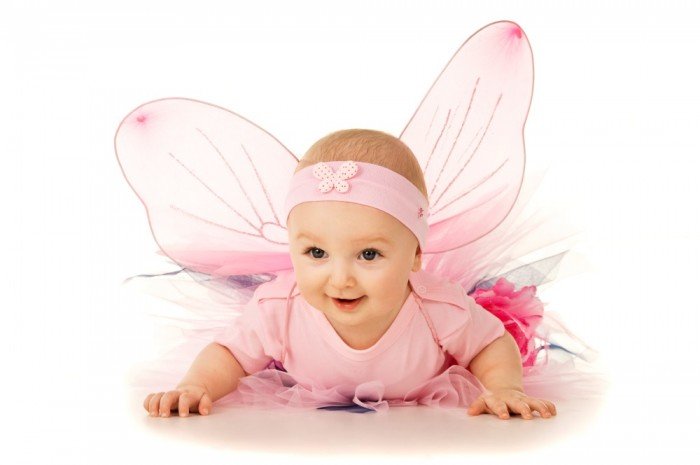 Butterfly baby girl