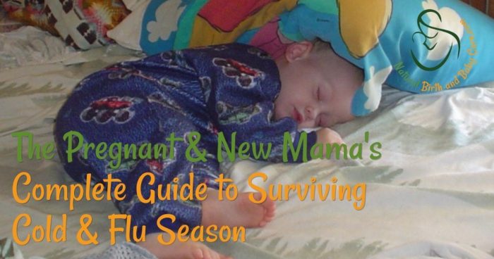 Sick toddler sleeping on bed