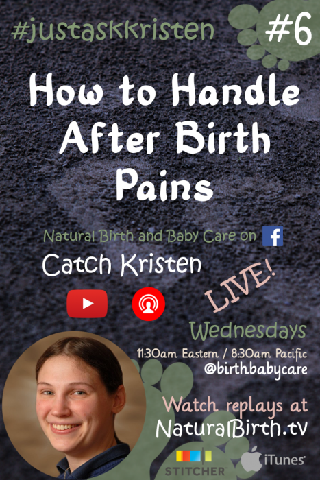 How to Handle Afterbirth Pains