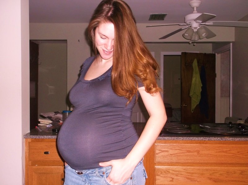 Pregnant with Tristan