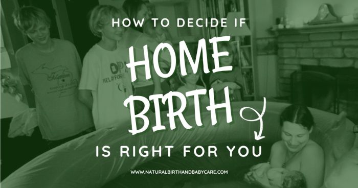 Family gathered around baby after a home birth