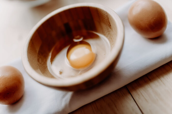 A healthy pregnancy starts with fertility Eggs representing fertility